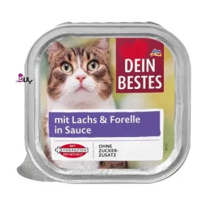 ووم گربه داین بست ماهی سالمون و قزل آلا (100 گرم)