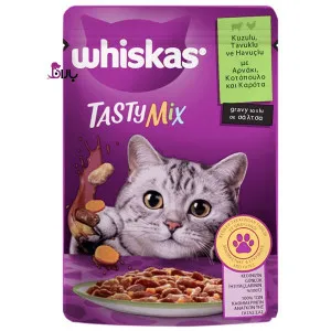 پوچ گربه ویسکاس بره و مرغ و هویج