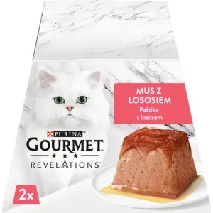 دسر گربه گورمه موس ماهی سالمون در سس  2 عددی