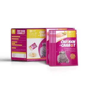 پوچ گربه N4P مرغ و هویج