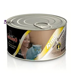 کنسرو گربه لئوناردو گوساله و سبزیجات (100 گرم)