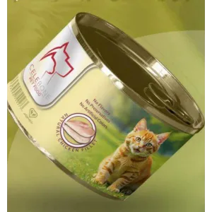 کنسرو نچرال گربه سلبن فیله مرغ (170 گرم)
