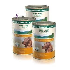 کنسرو سگ بوی داگ گوشت تکه‌ای مرغ (1/2 کیلوگرم)