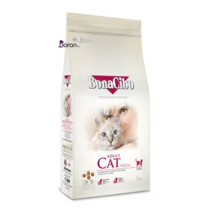غذای گربه بالغ بوناسیبو مرغ و برنج و آنچووی (5 کیلوگرم)