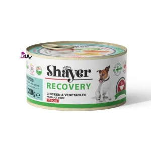 کنسرو ریکاوری سگ شایر پاته مرغ و سبزیجات (200 گرم)