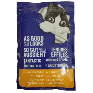 پوچ گربه فلیکس مرغ در ژله