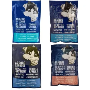 پوچ گربه فلیکس مولتی پک ماهی (18 عددی)