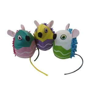 اسباب بازی گربه موش پارچهای سه تایی