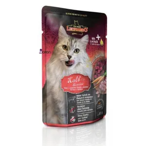 پوچ گربه لئوناردو گوساله و سبزیجات