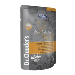 پوچ گربه دکتر کلادرز مرغ و قرقاول همراه با زردآلو