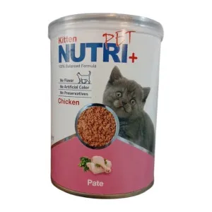 کنسرو بچه گربه پاته مرغ نوتری پلاس کیتن (425 گرم)