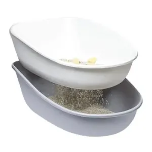 ظرف خاک گربه زاریکس با توری تخلیه 