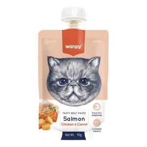 پودینگ سالمون و مرغ و هویج ونپی مخصوص گربه