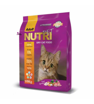 غذای گربه بالغ نوتری پت (10 کیلوگرم)