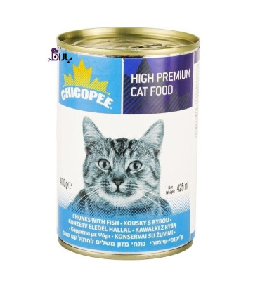 کنسرو گربه چیکوپی حاوی گوشت ماهی (400 گرم)