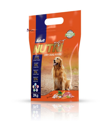 غذای سگ نوتری پت با پروتئین 21٪ (2 کیلوگرم)