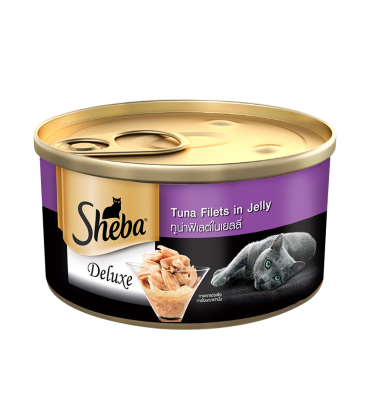 شبا دلوکس فیله ماهی تن در ژله Sheba Deluxe Tuna Filets