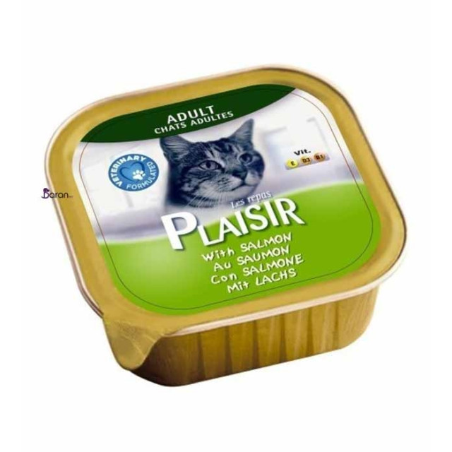 کنسرو گربه پلایزر حاوی ماهی سالمون (100 گرم)