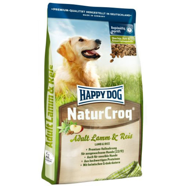 غذای سگ هپی داگ حاوی گوشت بره و برنج (4 کیلوگرم)