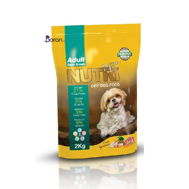 غذای سگ نژاد کوچک نوتری پت با پروتئین 21٪ (2 کیلوگرم)
