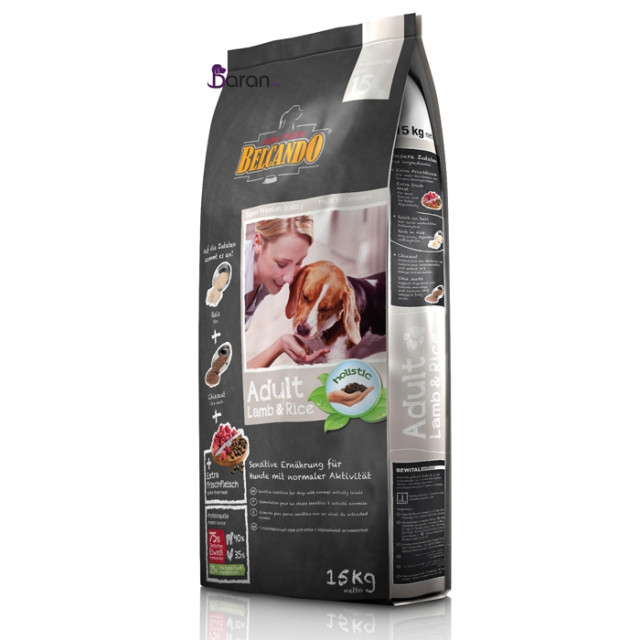 غذای سگ بلکاندو حاوی گوشت بره و برنج :: Belcando Adult Lamb & Rice