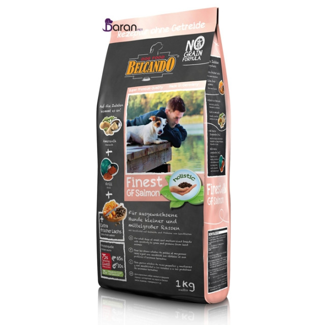 غذای خشک سگ بلکاندو بدون غلات با سالمون :: Belcando Finest Grain Free Salmon