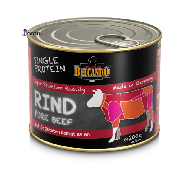 کنسرو سگ بلکاندو حاوی گوشت خالص گوساله :: Belcando Single Protein Beef