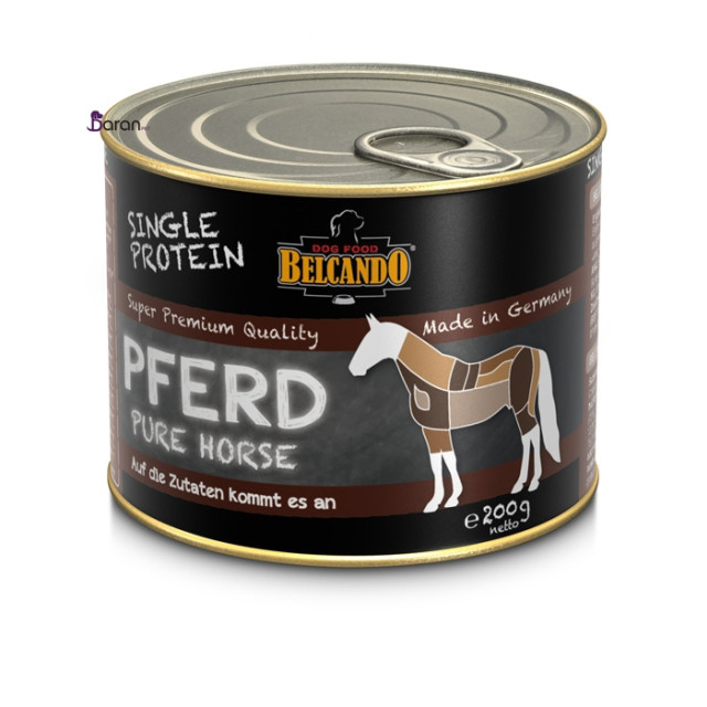 کنسرو سگ بلکاندو حاوی گوشت خالص اسب :: Belcando Single Protein Horse