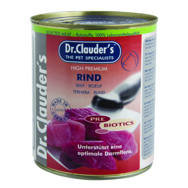 کنسرو سگ دکتر کلادرز حاوی گوشت گاو :: Dr. Clauder's Beef