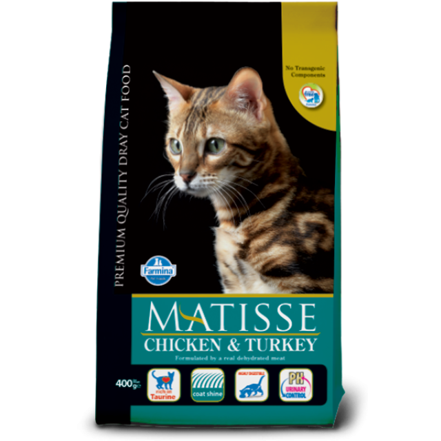غذای خشک گربه ماتیس حاوی مرغ و بوقلمون :: MATISSE Chiken Turkey